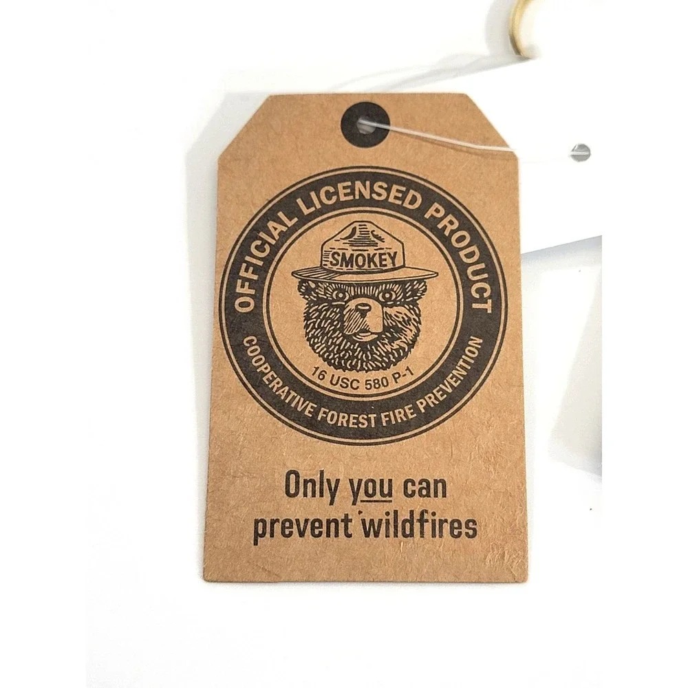 Mad Engine Smokey The Bear Joshua Tree PVC Keychain Wallet Card‎ Holder NEW
